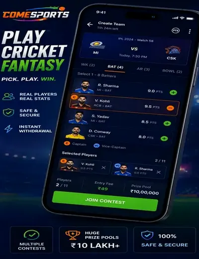 Bcbet (bc bet) fantasy cricket & matchday visual 2